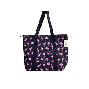 Bolso de Mano Grande Vera Bradley Flamingo Fiesta - Nuevo con Etiquetas - Refrigerador de Picnic/Salida - Imagen 1 de 6