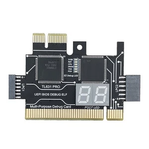 1 PCS TL631 Pro Diagnosekarte PCI PCI-E PCI-E Motherboard Schwarz B1X67263 - Bild 1 von 6