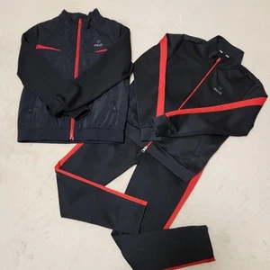 Ping 3-Piece Set Blouson Jacket & Pants Black/Red L - Picture 1 of 18