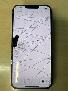 OEM Original Cracked iPhone 13 Pro Max Screen only Spot - Zdjęcie 1 z 4