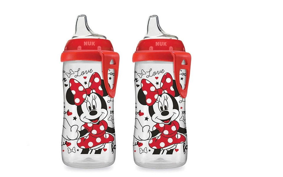 NUK Disney Minnie Mouse Active Cup, 10-Ounce (2 Pack) Fast Ship Foto 1 de 1