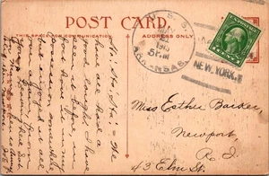 GOLDPATH: US NAVAL POSTCARD 1913, U.S.S. ARKANSAS CV792_P32 - Picture 1 of 2