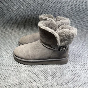 UGG Adria Strap graue Damenstiefel Größe 9 - Bild 1 von 9