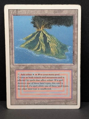 Volcanic Island Revised MTG Magic The Gathering Dual Land Reserved List vintage - Image 1 of 4