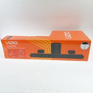 VIZIO 5.1 Soundbar + Subwoofer and Surround Sound Speakers w/ Dolby Atmos Black - Picture 1 of 1