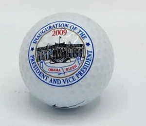 Barak Obama & Joe Biden Commemorative Golf Ball Nike 1 2009 Inauguration - Picture 1 of 7