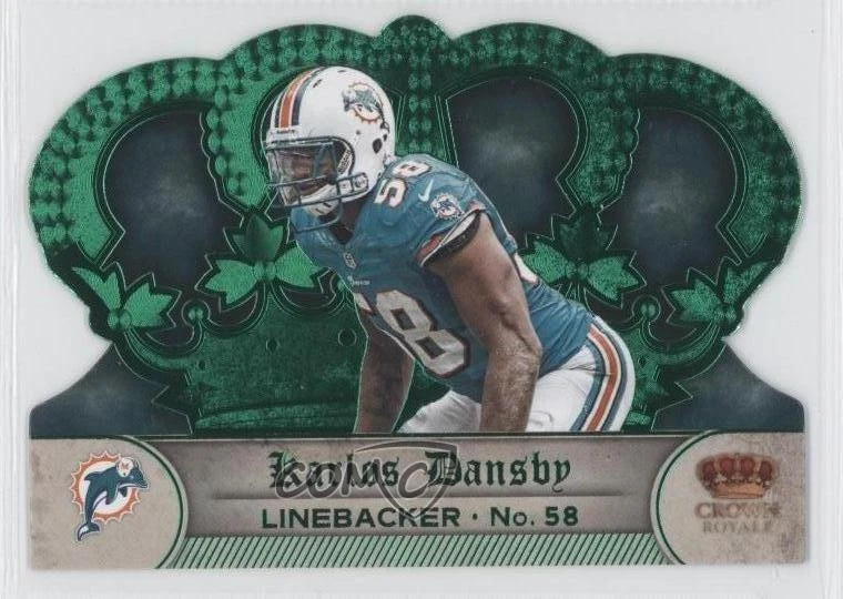 2012 Crown Royale Green /49 Karlos Dansby #50 - Image 1 of 2