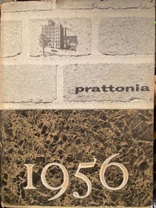 1956 Pratt Institute Prattonia Yearbook, Brooklyn, NY w/Dust Jacket Pre-Owned m2 - Imagen 1 de 8