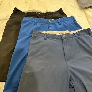 Adidas Stretch Golf Shorts Mens Size 32 PRIMEGREEN Navy/Blue/Black Lot 3 - Picture 1 of 1