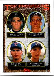 1993 Topps #529 Silvestri/Jones/Gil/Patzke Gold Baseball Card - Picture 1 of 2