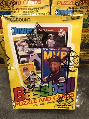 1989 Donruss BBCE FASC (From A Sealed Case) Box, 36 Packs, Possible Ken Griffey
