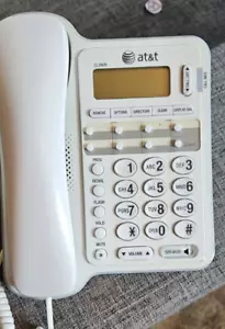 AT&T CL2909 Corded Speakerphone with Caller ID - White - Picture 1 of 5