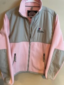 BMW Performance Driving School Womens SM Pink/Gray Weatherproof Garment Co. EUC - Picture 1 of 9