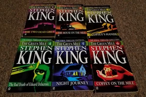 Lot 6 Vintage books By STEPHEN KING series: THE GREEN MILE first printing - Imagen 1 de 14