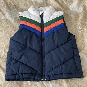 Baby Jungen Janie und Jack Chevron gefütterte Weste Größe 18-24M - Bild 1 von 9