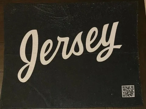 NJ NEW JERSEY DEVILS “JERSEY” THIRD JERSEY RALLY TOWEL NHL VINTAGE VS FLYERS Cover