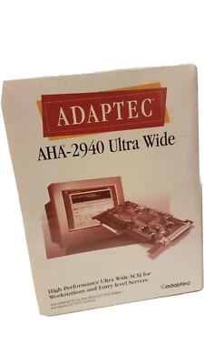 ADAPTEC AHA-2940UW PCI-to-ULTRA WIDE SCSI HOST ADAPTER & EZ-SCSI s/w-Retail pack - Image 1 of 4