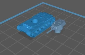 KV types w/turret - 1:200 scale - USSR - Tanks - Picture 1 of 8