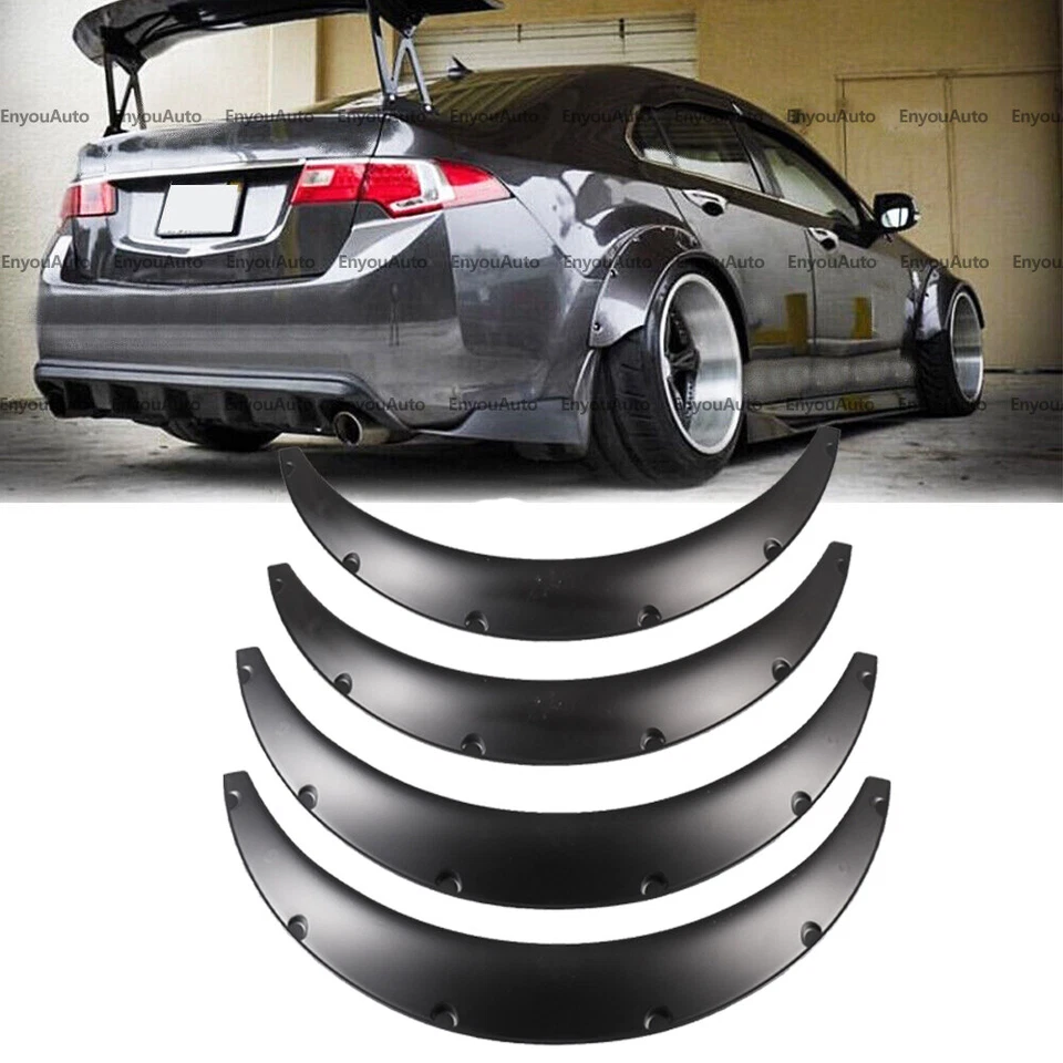 35"For Acura Universal Fender Flares Wheel Extra Arches Wide Body Kit - Imagem 1 de 4
