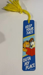 Vintage Garfield Bookmarks 1978 Rare Anitoch Publish Co. Pre-owned Very Good Con - Foto 1 di 2