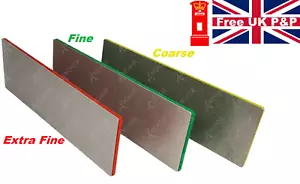 6" Professional Diamond Sharpening Stone Extra Fine / Fine / Coarse Grit SET - Picture 1 of 1