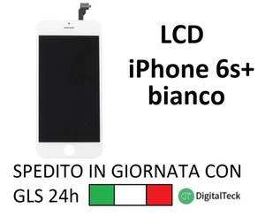 LCD PER APPLE IPHONE 6S PLUS BIANCO DISPLAY ORIGINALE TIANMA TOUCH SCREEN FRAME - Bild 1 von 5