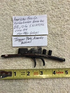 American Gun Knickerbocker, Hammerless, 12ga, DB, C.1914: Trigger Plate Assy - Picture 1 of 5