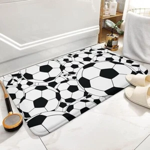 Football Soccer Bathmat Bath Mat 16"x24" New - Picture 1 of 1