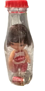 Coca-Cola Plastic Bottle w/Doll/Coke Can inside Collectible - Picture 1 of 13