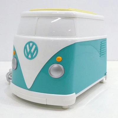 Volkswagen Bus Toaster GT1162 Grün Pop-Up VW Logo 800W 100V Japan Nur Karosserie - Bild 1 von 4