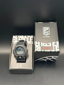 Casio G SHOCK x B LEAGUE DW 6900BKG Limited Edition Black Blue Basketball New - Picture 1 of 12