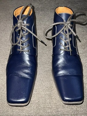 Dolce Vita Calzature Blue Ankle Boots sz 7.5 - Image 1 of 4