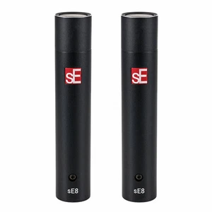 sE Electronics Matched Pair sE8 Omni Microphones w/ Clips & Case - SE8-OMNI-PAIR - Picture 1 of 6