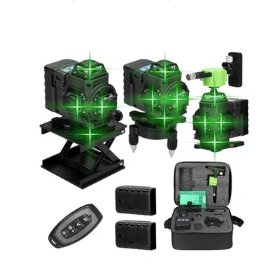 3D/4D Laser Level 16 Lines Horizontal And Vertical RC 360°Self-leveling Laser - Image 1 of 4