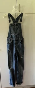 Gap Denim Overalls Girls XXL Blue Denim Medium Wash (fits size 14 girls) - Picture 1 of 10