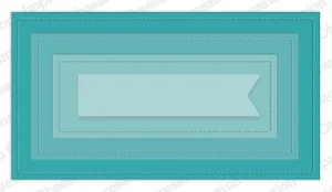 Impression Obsession Stitched Slimline Layers Dies - Picture 1 of 1