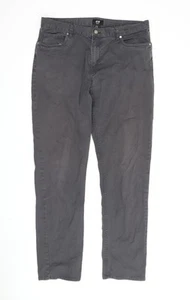 H&M Men's Grey Slim Jeans, Size M, Mid-Rise Comfort - Picture 1 of 12