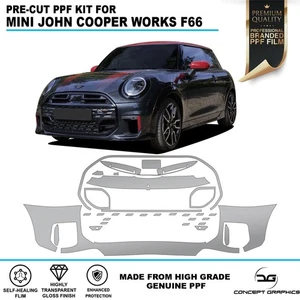 Front Bumper Stone Chip Guard PPF Paint Protection film for Mini Cooper JCW F66 - Picture 1 of 4
