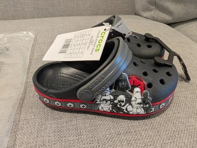 Zuecos Crocs Niños Star Wars Empire Band Talla C 7 Storm Trooper Darth Vader Zapatos Foto 1 de 4