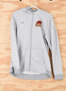 Loyola New Orleans Wolf Pack Under Armour Fleece Hooded Storm Warm UpL Jacket L - Picture 1 of 6