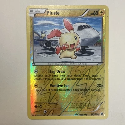Pokemon Card - Plusle Dark Explorers 39/108 Reverse Holo - Image 1 of 2