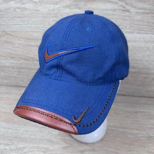 Vintage Y2K Nike Strapback Blue Brown - Picture 1 of 8