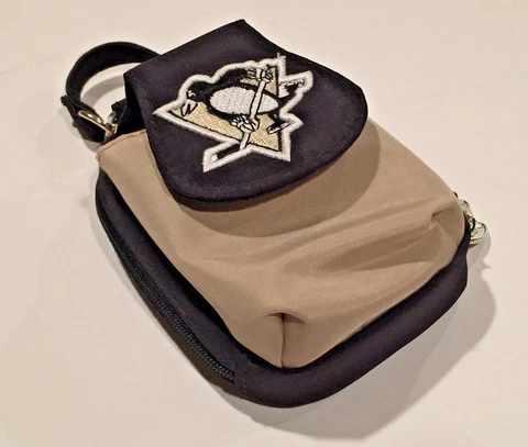 Pittsburgh Penguins NHL Purse Phone Id Wallet Gift Bag Compact Charm 14 Cover