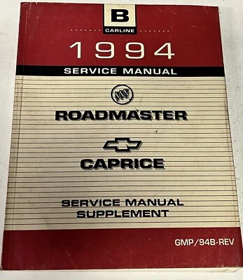 1994 GM Buick Roadmaster Chevrolet Caprice сервисная ручная добавка GMP/94B-REV - Изображение 1 из 3