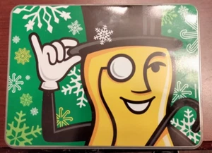 Planters MR PEANUT Christmas  Collector’s Tin 8.5” x 6.25” - Picture 1 of 1