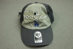 Los Angeles Dodgers Baseball Hat Men's Dad Cap 2017 Postseason  '47 - Picture 1 of 8