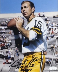 PACKERS - BART STARR - 8 X 10 GLOSSY SIGNED PHOTO REPRINT - Picture 1 of 1