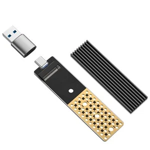Adaptateur USB NVMe NGFF 20 Gbit/s USB 3.1 Gen 2X2 M2 SSD adaptateur NVMe PCI... - Afbeelding 1 van 8