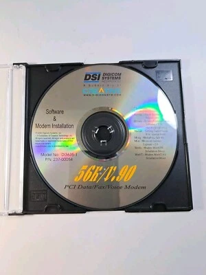 DSI Digicom System Software & Modem Installation-A Subsidiary Of Creative - Mint - Image 1 of 4