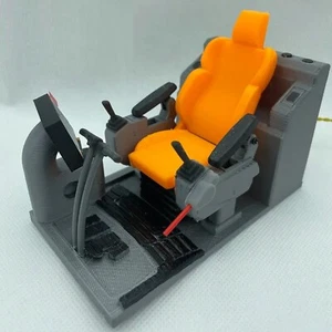 RC Hydraulic Excavator Seat Interior LED Display 1/12 1/14 For RC Huina Loader - Picture 1 of 30